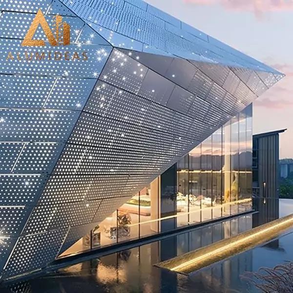 Outdoor facade panels