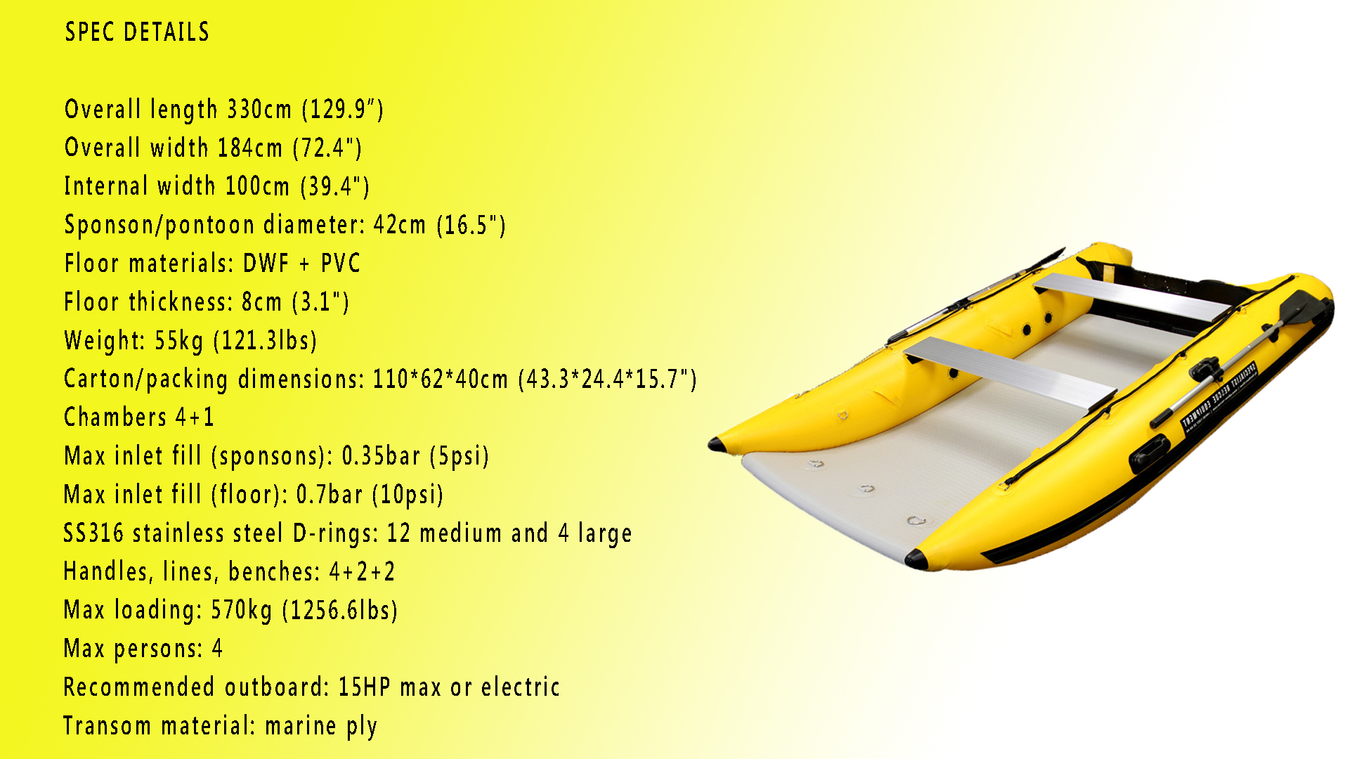 Small Kayak Inflatable PVC Power Sailing Ce Light Weight Catamaran Sailboat Hypalon Inflatable Boat Catamaran