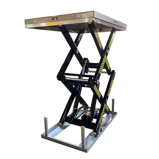 Stationary Heavy Duty Scissor Lift Platform 2000kg Max Height 1780mm Double Scissors