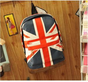 China Large Quantities Of England American Flag Canvas Bag wholesale