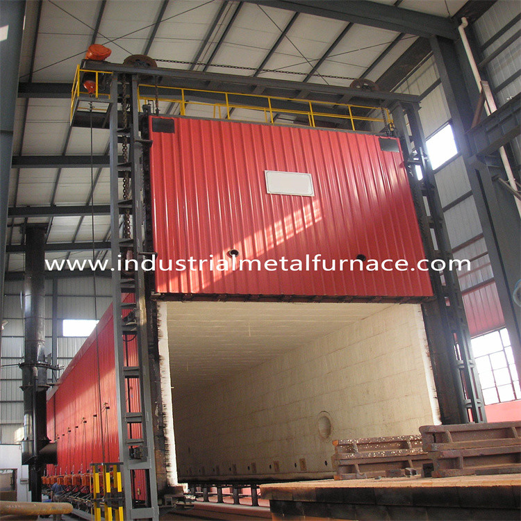 320kw/H Gas Burner Car Bottom Furnace , Bogie Hearth Furnace Heating Furnace