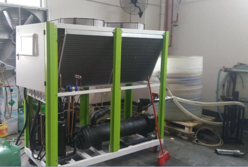 Shenzhen Dannice Brand R407c refrigrant 5hp air cooled chiller in Indonesia