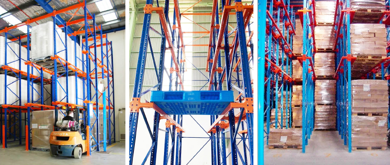Drive in Rack Heavy Duty Pallet Rack  Drive  Through Racking