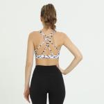 Breathable Athletic Sexy Cross Back Activewear Yoga Sports Bra