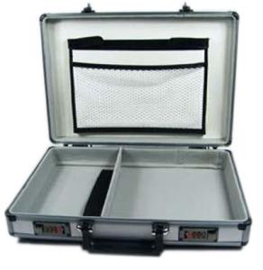 China Aluminum Metal Attache Case , Hard Metal Briefcase With Combination Lock wholesale