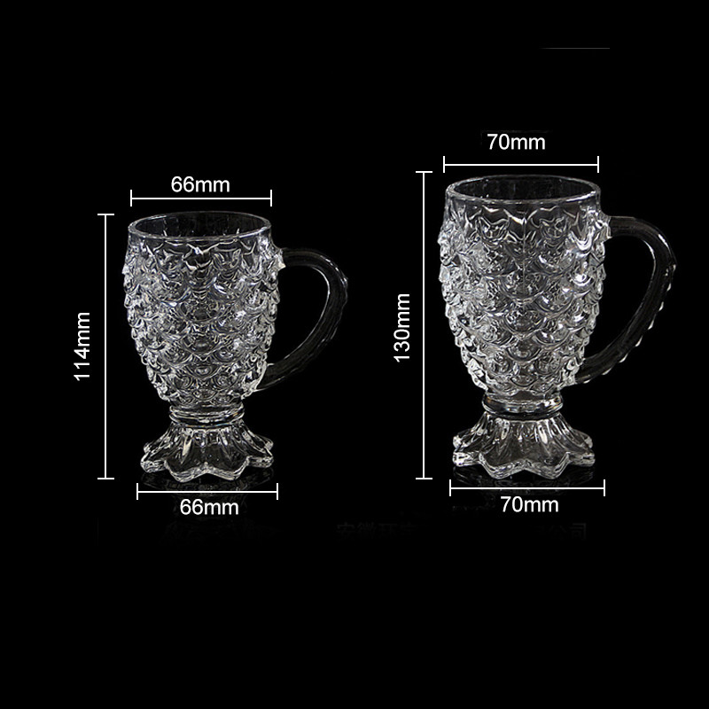 Lead Free High Borosilicate Personalized Glass Cup 175ml 220ml