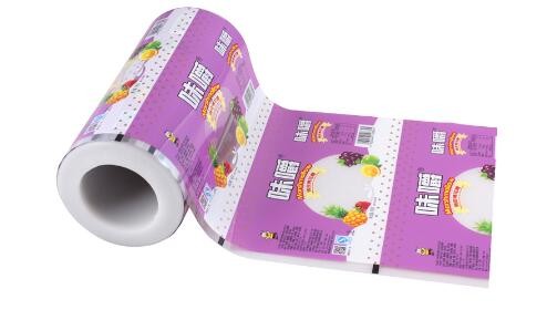 high quality Printing custom plastic roll film , Plastic foil packaging roll