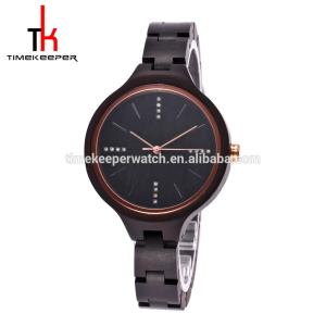 China Made In China Wood 3 Atm Water Resistant Watch wholesale