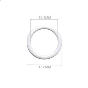 China 10.4mm 10.5mm Bra Adjuster Slider Metal With Nylon Coated wholesale