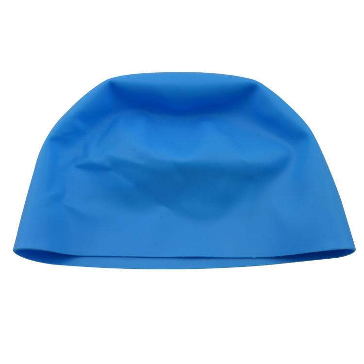 Waterproof 3D Dome Silicone Triathlon Cap For Adult Swimming Racing