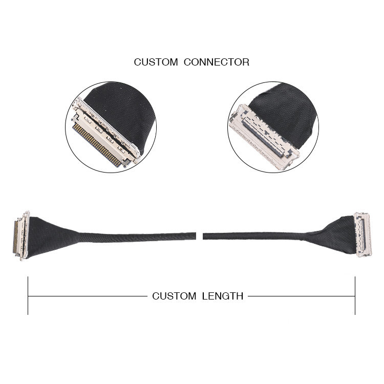Factory Customized IPEX 20679 0.4 MM Pitch 20pin 30pin 40pin 50pin Micro Coaxial Connector Horizontal Direction