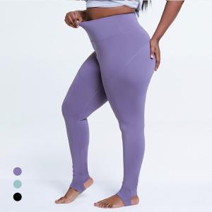 China Fat women sports fitness weat high waist leggings pants wholesale