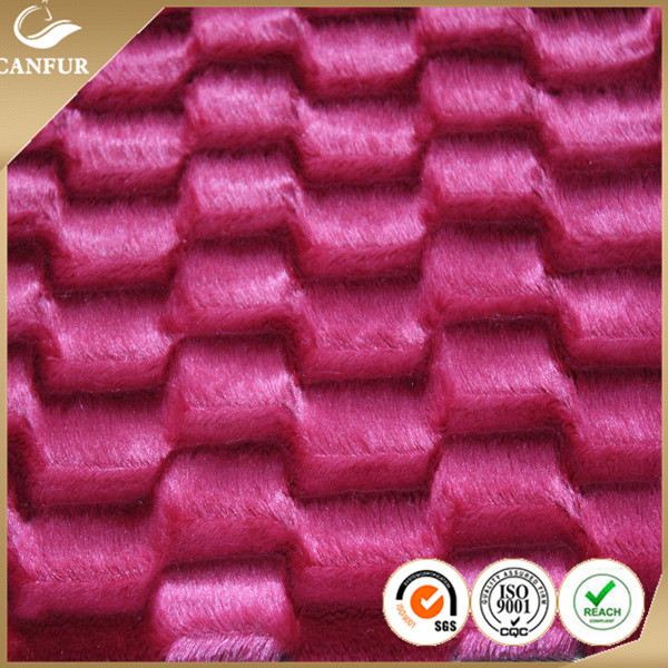 160cm Width Printed Polyester Long Hair Fur Fabric PV Plush for Toy Crafting Supplies
