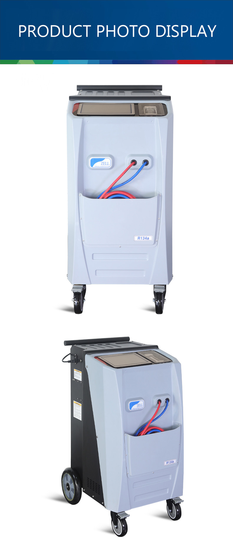 Car A/C R134A Recovery Machine for Refrigerant Recharge Recyle And Flush