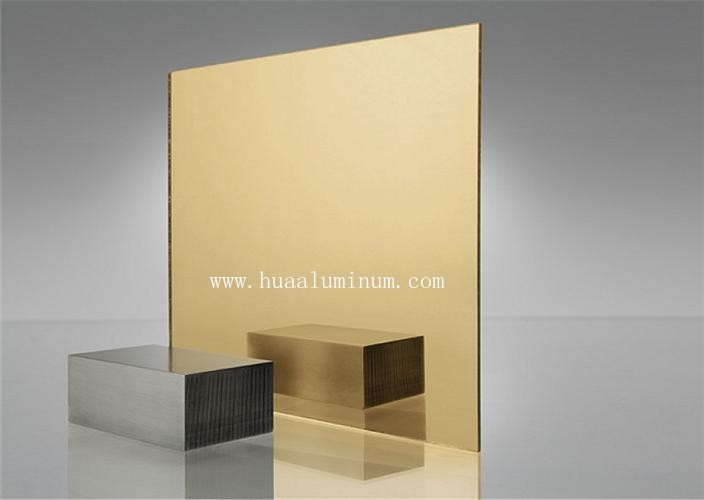 Mirror Non Breakable ACP Building Material 4ft Curtain Wall Panel