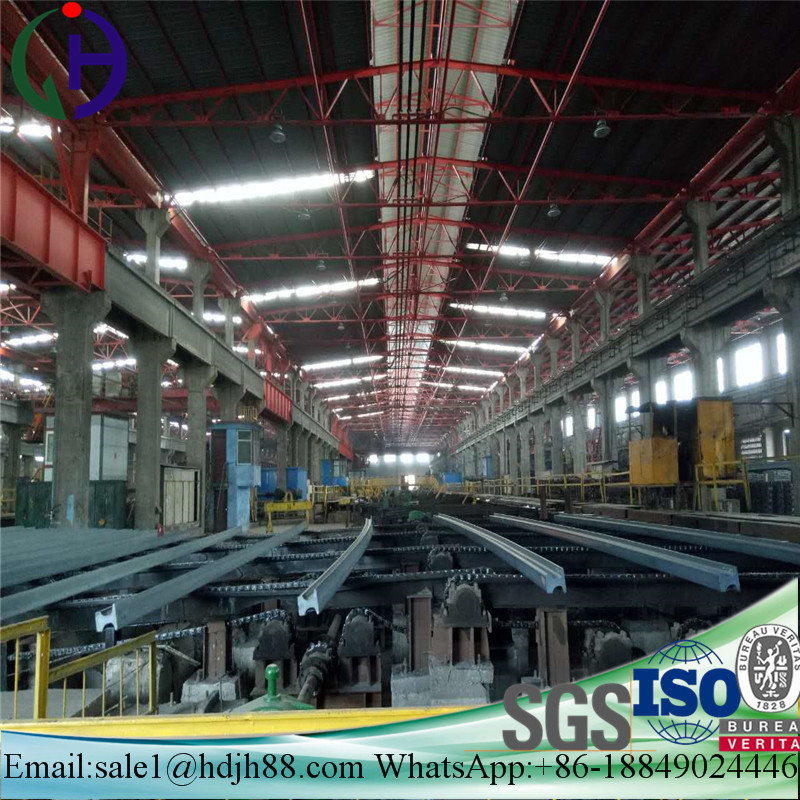 High Strength Railroad Steel Rail Bottom Width 114mm - 150mm GB Standard