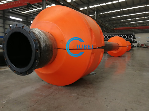 UV Resistant Dredging Pipe Floats Impact Resistant Made Of PE And PU
