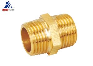 China External Thread HPb 57-3 Hex Nipple Brass Fittings ISO9001 wholesale