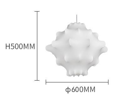 Viscontea Pendant light Italian Designer Silk Lamp bedroom contemporary pendant lights for kitchen island(WH-AP-544)