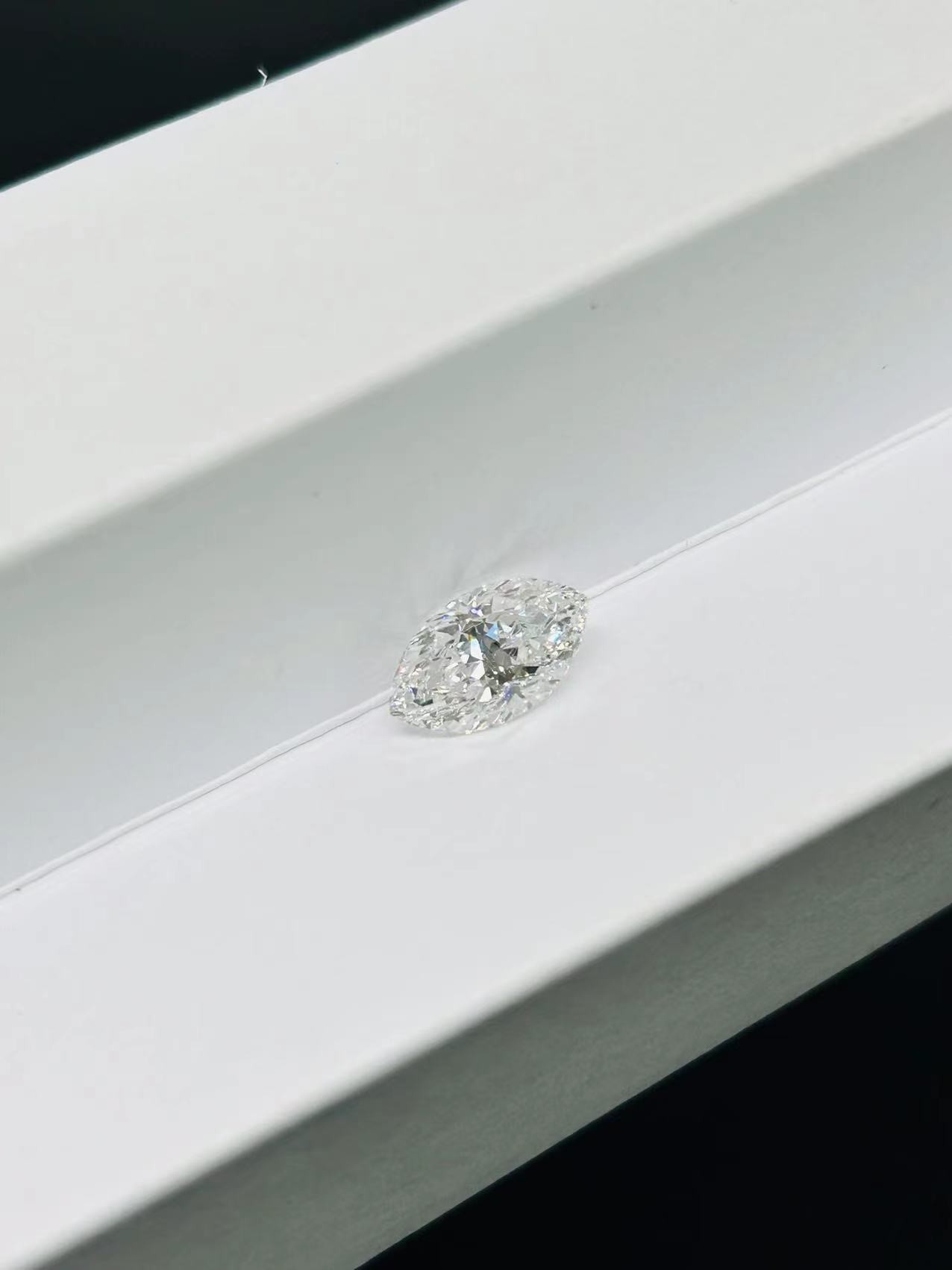 4.6ct Colorless Marquise CVD Lab Grown Diamonds F E Color Grade VS1 VVS2 Clarity Grade