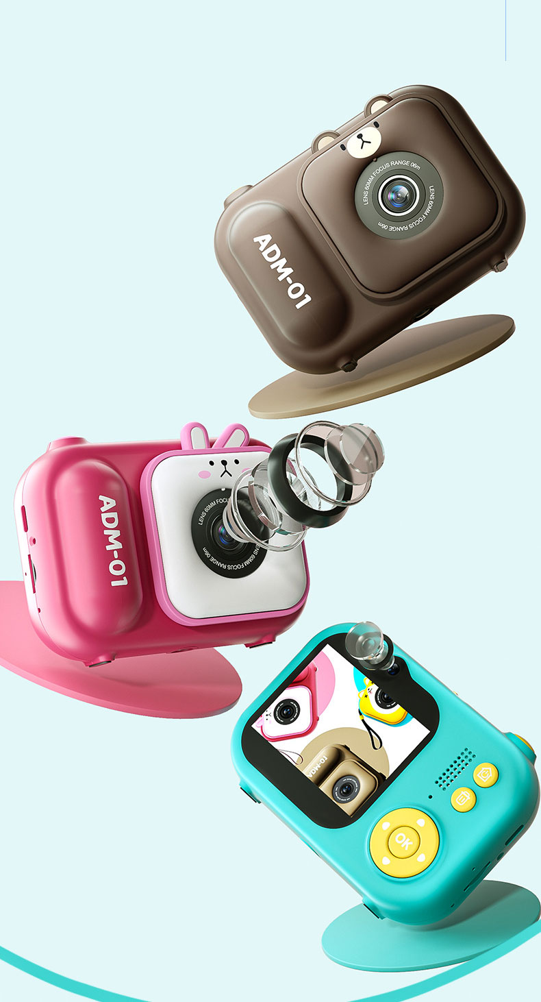 32GB SD Card Kids Camera for Boys ABS Digital Camera Toddler Toys Christmas Gifts