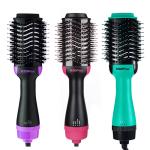 220V Hair Dryer Brush Round Blow Dryer 3 In 1 Straightening Hot Air Brush Anti