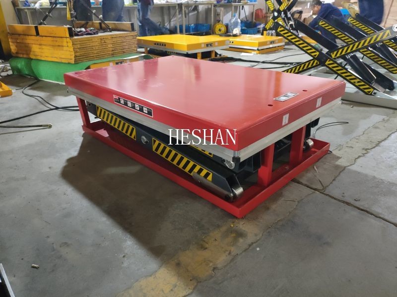 1000kg-4000kg Hydraulic Lift Table Electric Scissor Lifts Fixed Lifting Hydraulic Table