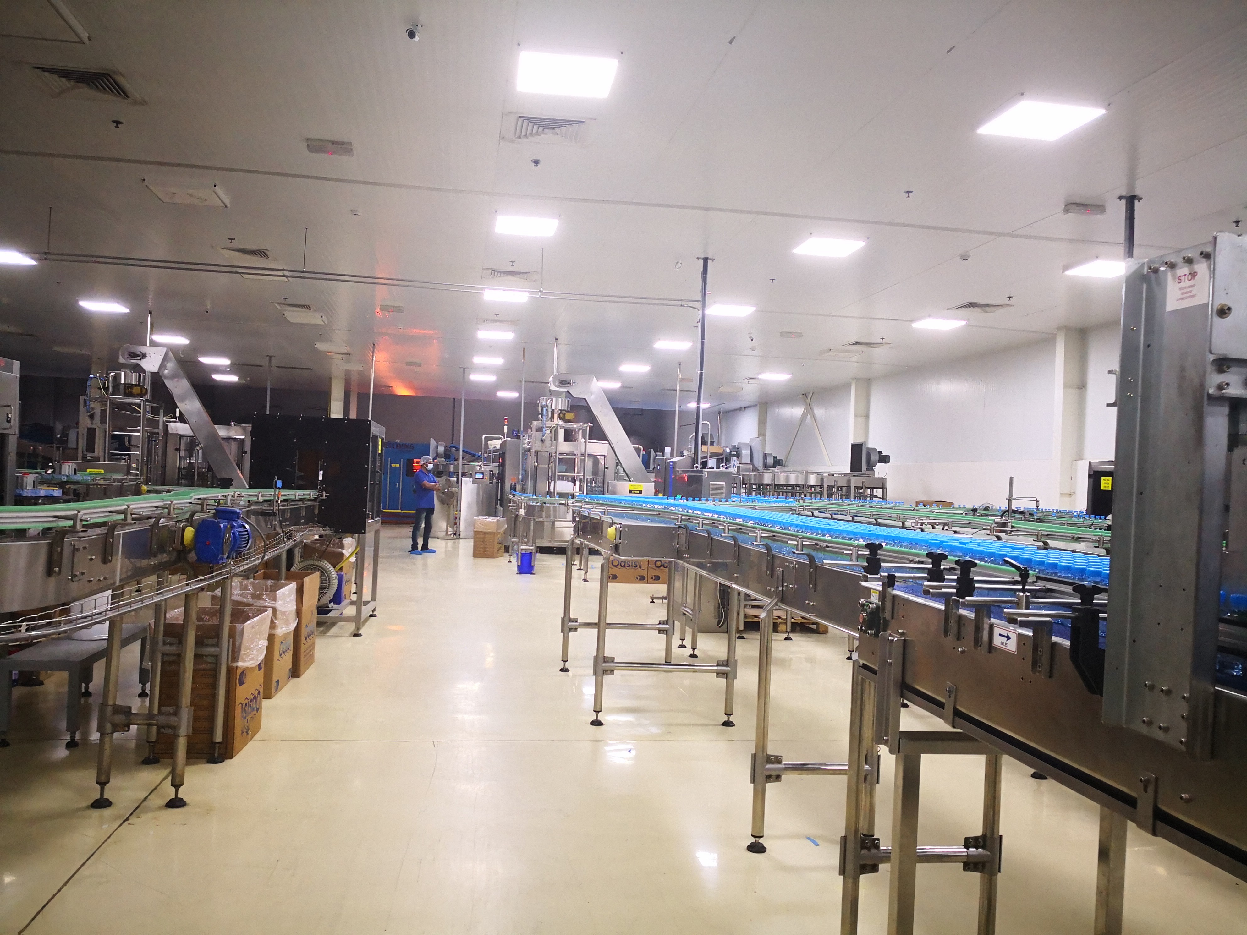18000BPH PLC Pure Water Filling Machine 7.3W OPS Label
