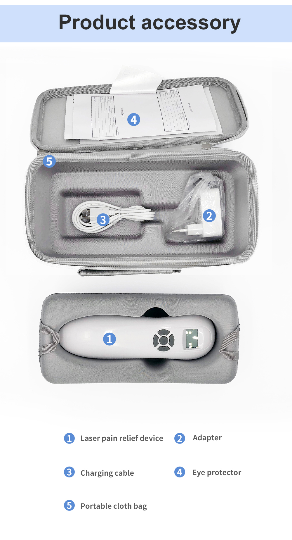 Clinic Physical Therapy Handheld Laser Device 808nm 650nm Cold Laser Therapy Machine
