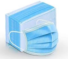 China Dust Proof 3 Ply Blue Earloop Protective Mouth Mask Disposable wholesale