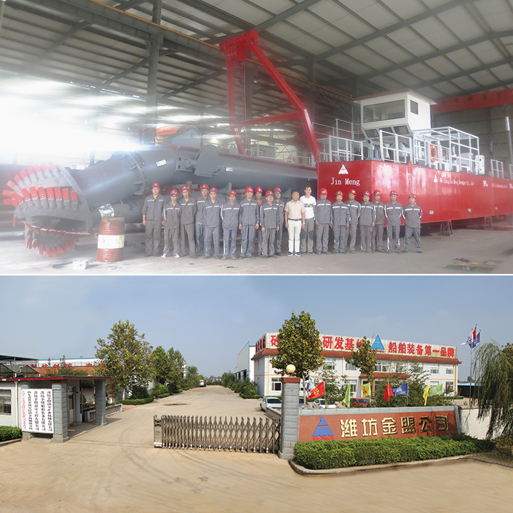 Heavy Dredging Ship Bucket Wheel Dredger factory and workshop