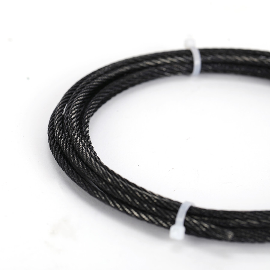 Safety One Stop Service Stainless Steel Wire Rope ‌/ Black Stainless Steel Cable multi strand