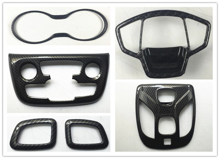 Jeep Compass 2017 Carbon Fiber Style Air Outlet Moulding , Steering Wheel Garnish Etc.