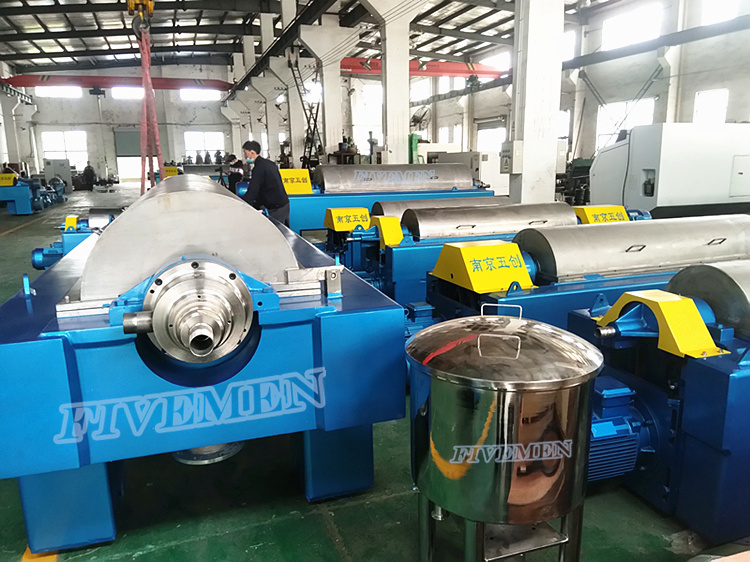 6000RPM 180mm Solid Bowl Protein Extraction Scroll Centrifuge GMP Sanitary
