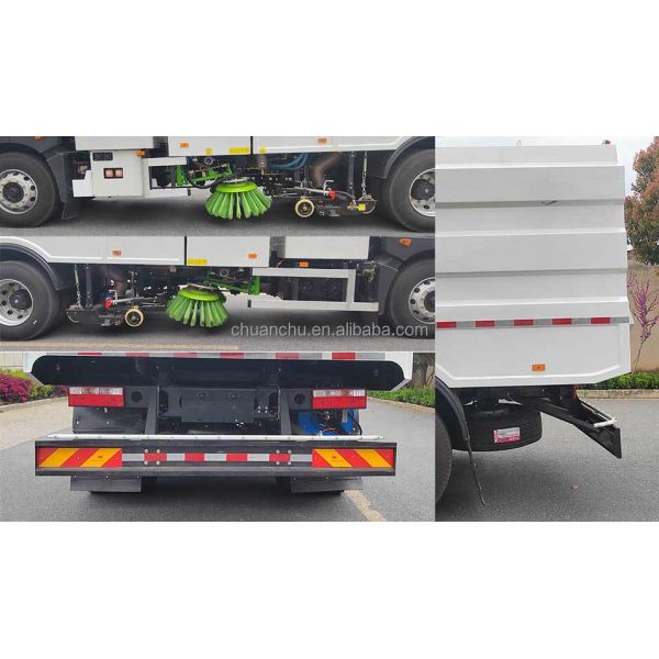Pure Electric Road Sweeping Vacuum Automatic Dumping Floor Sweeper Truck for Road Floor Maintenance
