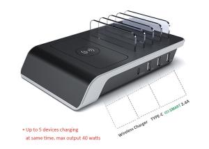 China Fast Charger Station 9V CE 10W QI Wireless Charging Pad wholesale