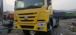 Tubeless Tire Design Sinotruk 6*4 Tractor Truck Yellow Sinotruk Head Truck
