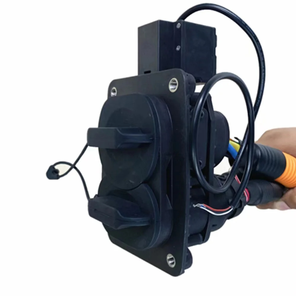 CCS2 Female Connector Combo 2 EV Socket CCS2 EV Inlet 80A/150A/200A/250A/300A EV Charging Socket for DC EV Station