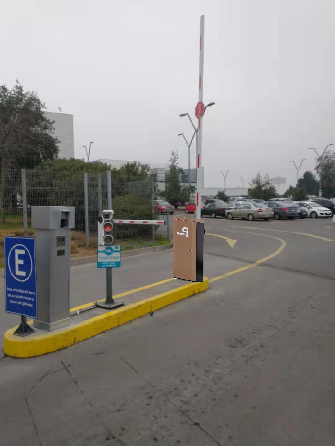 Road Safety Parking Boom Barrier Gate Waterproof for Entrance and Exit Boom Length 1-6 Meters 120W