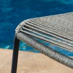 Minimalist Design Garden Set 2 Seating Outdoor Furniture Lounge Set for Poolside