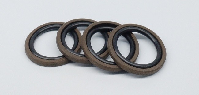 40Mpa Hydraulic Cylinder Seals PTFE Material 80 shore A 32x24.5x3.2 Brown Color