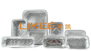 China Wrinkle Wall Disposable Aluminium Foil Food Container Penetration Resistant wholesale