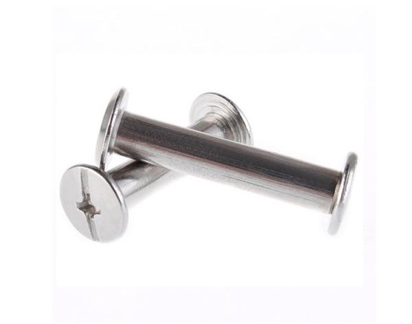 Stainless Steel Chicago Binding Barrels and Screws Big Truss Head Slotted Drive