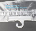 biodegradable Clothes Underwear PVC Packaging Bag With Hook Display Bikini