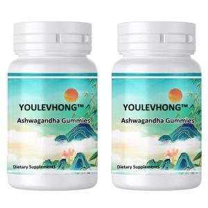 China YOULEVHONG Plant Based Ashwagandha Gummies Dairy Free Organic Vegan Ashwagandha Gummies Supplement wholesale