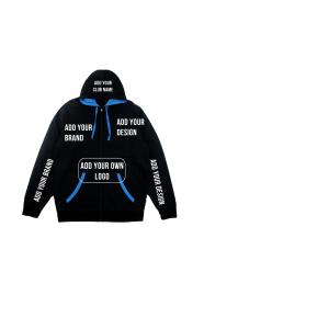China Hooded Collar Customized Logo 100% Polyester OEM Racing Pit Crew Zipper Long Sleeve Gym Hoodie Sport Wear wholesale