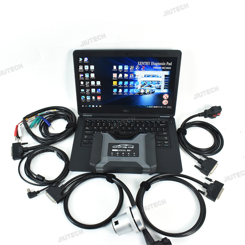 Ready to use laptop+DoIP VCI SUPER MB PRO M6 WiFi Professional Dealer Diagnostic Tool for BENZ Cars Trucks Full Fun