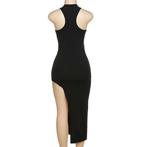 OEM maufactory European and American style women's clothing round neck polyester sleeveless