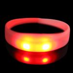 Motion Activated Silicone LED Bracelet For Concert,Carnivals, Sporting Events,