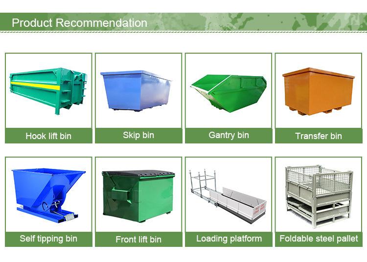 Mining Grade Hook Lift Bin 10 - 50 Tonne Load Capacity RoRo For Harsh Conditions